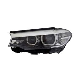 BMW BMW 5 SERIES HYBRID HEAD LAMP UNIT LEFT (Driver Side) (LED)(WO/ADAPTIVE) OEM#63117214959 2018-2020 PL#BM2518179
