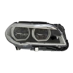BMW BMW 5 SERIES HYBRID HEAD LAMP UNIT RIGHT (Passenger Side) LED (LENS/HOUSING) OEM#63117352486 2014-2016 PL#BM2519150