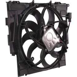 BMW BMW 5 SERIES (SEDAN) RADIATOR & A/C FAN ASSY (2.0L)(SINGLE FAN) OEM#17418642161 2012-2016 PL#BM3115118