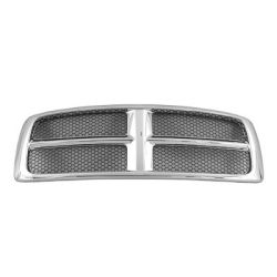 DODGE TRUCKS & VANS DODGE/PU ( R1500)(EXC Mega Cab ) GRILLE ASSY(CHROME FRAME/PTD INNER)(HONEY COMB) OEM#55077185AG-PFM 2002-2005 PL#CH1200268