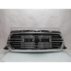 DODGE TRUCKS & VANS DODGE/PU (R1500) GRILLE CHROME BAR W/CHROME SURROUND (WO/CAMERA)(LARAMIE) OEM#68404924AE 2019-2022 PL#CH1200426