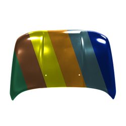 JEEPVEHICLE RENEGADE HOOD (ALUM) OEM#68259730AA 2015-2018 PL#CH1230306