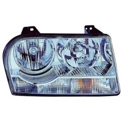 CHRYSLER 300 HEAD LAMP ASSEMBLY LEFT (Driver Side) 2.7/3.5L (HALOGEN)(WO/PROJECTOR) OEM#4805757AH 2005-2007 PL#CH2518111
