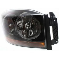 DODGE TRUCKS & VANS DODGE/PU ( R1500)(EXC Mega Cab 06-08) HEAD LAMP ASSEMBLY RIGHT (Passenger Side) (W/BLK BEZEL) OEM#55372814AB 2006 PL#CH2519115