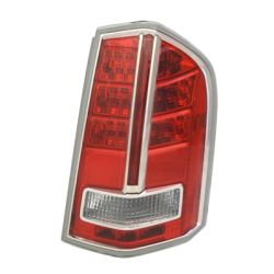 CHRYSLER 300 TAIL LAMP ASSEMBLY LEFT (Driver Side) (W/CNTR CHROME TRIM)(FM 3-19-12)(CLEAR LENS) **CAPA** OEM#68154607AC 2012-2014 PL#CH2818135C