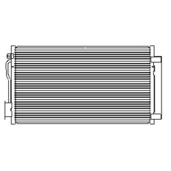 FIAT 500L 4DOORS (FIAT) A/C CONDENSER 1.4L TURBO OEM#68202038AA 2014-2020 PL#FI3030101
