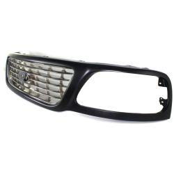 FORD TRUCKS & VANS FORD/PU (F150 HERITAGE MODEL) GRILLE BLACK Frame W/ CHROME Inner (Bar Type)(Lighting OEM#3L3Z8200AC 2004 PL#FO1200423