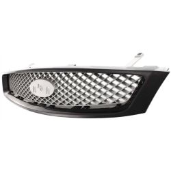 FORD FOCUS  GRILLE BLACK (EXC 06-07 W/STREET PKG) OEM#5S4Z8200BAC 2005-2007 PL#FO1200432