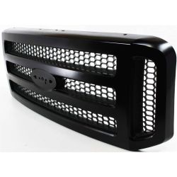 FORD TRUCKS & VANS FORD/PU (F250/350/450/550) Super Duty GRILLE BLACK (XLT/OUTLAW/LARIAT)(WO/CHROME PKG)(BAR DESIGN) OEM#6C3Z8200CY 2005-2007 PL#FO1200457
