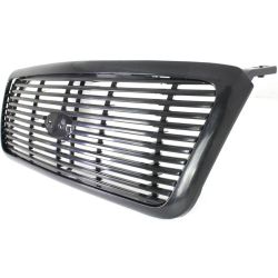 FORD TRUCKS & VANS FORD/PU (F150 EXC HERITAGE) GRILLE BLACK FRAME/ BLACK (12 LINE)(FX2) OEM#7L3Z8200CPTM 2007-2008 PL#FO1200501