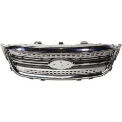 FORD TAURUS SHO GRILLE PTD SILVER W/CHROME MLDG **CAPA** OEM#AG1Z8200AB 2010-2012 PL#FO1200526C