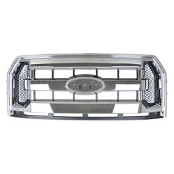 FORD TRUCKS & VANS FORD/PU (F150)(EXC RAPTOR) GRILLE CHROME (XLT BASE) OEM#FL3Z8200DA 2015-2017 PL#FO1200584