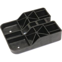 CHEVROLET IMPALA  (NEW)(4pc T/L) REAR BUMPER LOWER BRACKET RIGHT (Passenger Side)=LEFT (Driver Side) (EXC LS/LT) OEM#23110267 2014-2020 PL#GM1140104