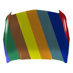 CADILLAC ATS COUPE HOOD (ALUM) OEM#84076714 2015-2019 PL#GM1230459