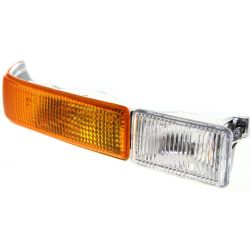 GM TRUCKS & VANS S10/SONOMA/PICKUP PARK LAMP UNIT RIGHT (Passenger Side) (W/FOG)(CV)(AMBER/CLEAR) OEM#15098272 1998-2004 PL#GM2521163