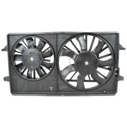 CHEVROLET MALIBU SEDAN/MAXX HATCHBACK (W/O S/M IN BMP) RADIATOR & A/C FAN ASSEMBLY (EXC. 07- 3.5L)(DUAL FAN) OEM#15788745 2004-2007 PL#GM3115178