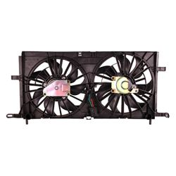 BUICK TERRAZA  RADIATOR & A/C FAN ASSY (3.5L)(W/REAR A/C)(DUAL FAN) OEM#15875026-PFM 2005-2006 PL#GM3115194