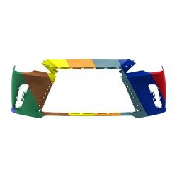 LEXUS RX 350 FRONT BUMPER COVER PRIMED (WO/WASH)(W/SIDE PK SENSOR)(WO/F SPORT) OEM#521190E964 2023-2025 PL#LX1000414