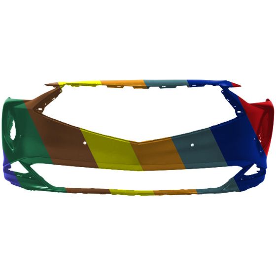 ACURA MDX FRONT BUMPER COVER PRIMED (W/SENSOR)(3.5L) OEM#04711TYAA10ZZ 2022-2024 PL#AC1000208