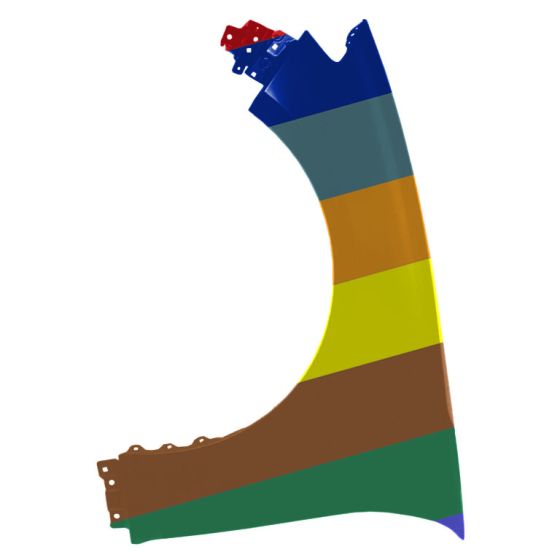 ACURA TLX FENDER LEFT (Driver Side) (ALUM) OEM#60260TGVA00ZZ 2021-2025 PL#AC1240132