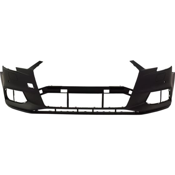 AUDI A3 SEDAN FRONT BUMPER COVER PRIMED (WO/WASH)(W/PK SENSOR)(WO/PK ASSIST)(WO/S-LINE) OEM#8V5807065SGRU 2017-2020 PL#AU1000244