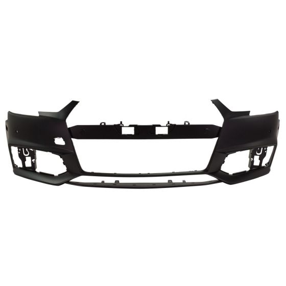 AUDI A4 SEDAN  FRONT BUMPER COVER PRIMED (WO/WASHER)(W/PK SENSOR)(WO/AUTO PARK)(W/S-LINE)**CAPA** OEM#8W0807065SGRU 2017-2019 PL#AU1000276C