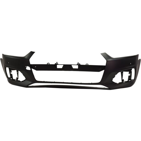 AUDI A5 4DOORS SPORTBACK FRONT BUMPER COVER PRIMED (WO/WASHER)(W/PK SENSOR)(WO/AUTO PARK)(WO/S-LINE) OEM#8W6807065AGRU 2018-2019 PL#AU1000280