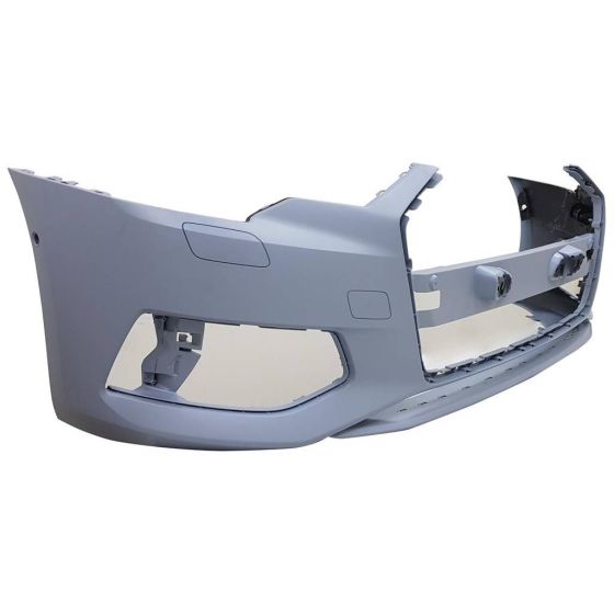AUDI A6 SEDAN  FRONT BUMPER COVER PRIMED (W/PARALLEL PK ASSIST)(WO/S-LINE) OEM#4K0807065AGRU 2019-2023 PL#AU1000292
