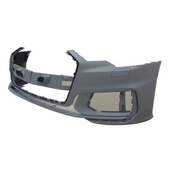 AUDI A6 SEDAN  FRONT BUMPER COVER PRIMED (W/PARALLEL PK ASSIST)(W/S-LINE) OEM#4K0807065CGRU 2019-2023 PL#AU1000294