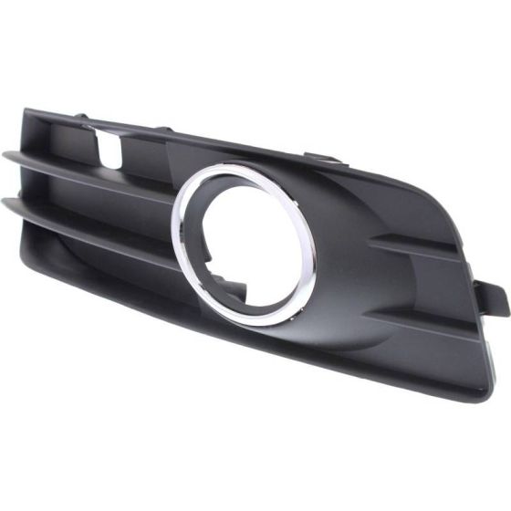 AUDI A3 FOG LAMP COVER LEFT (Driver Side) W/CHR RING (W/FOG)(W/S LINE) OEM#8P0807681N9B9 2009-2013 PL#AU1038114