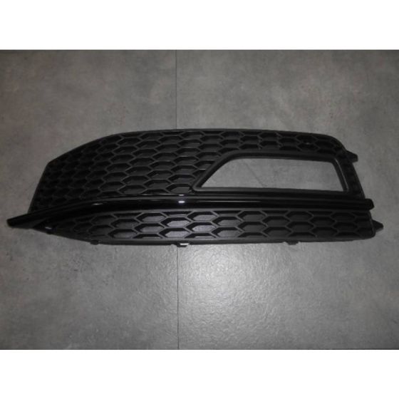 AUDI A4 SEDAN  / WAGON  FOG LAMP COVER LEFT (Driver Side) BUMPERLK W/BLACK MLDG (13-14 WO/S LINE PKG) OEM#8K0807681LZDE 2013-2016 PL#AU1038126