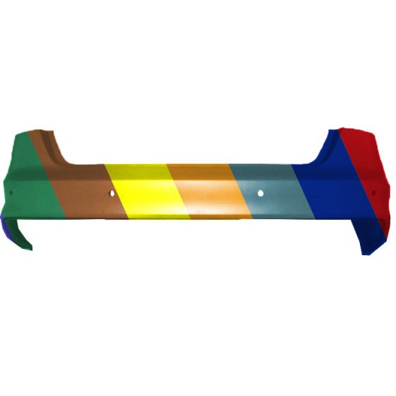 AUDI S4 SEDAN REAR BUMPER COVER (SD)(W/SENSOR) OEM#8K5807067CGRU 2013-2016 PL#AU1100209