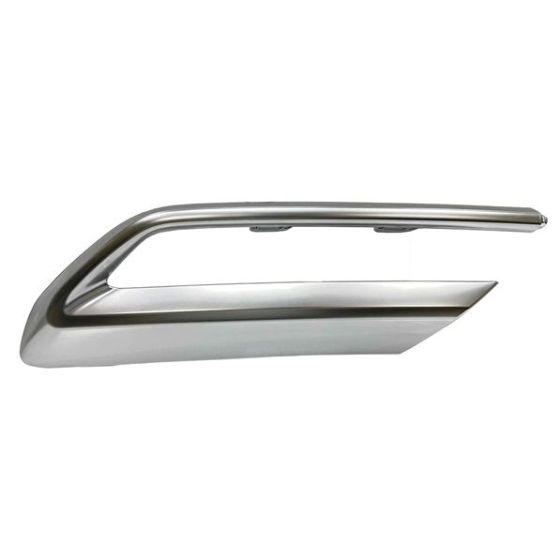 AUDI Q5 / SQ5 REAR BUMPER SPOILER MLDG LEFT (Driver Side) SATIN-CHROME (Q5 WO/S-LINE) OEM#80A8530533Q7 2021-2023 PL#AU1146102