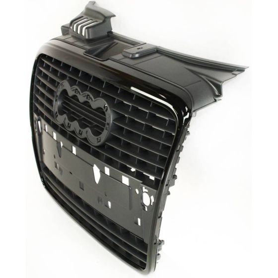 AUDI A4 SEDAN/WAGON (GEN 3) (2.0L/3.2L) GRILLE GRAY W/BLK FRAME (W/6 TOP CROSS BAR)(WO/S-LINE) OEM#8E0853651JVMZ 2005-2008 PL#AU1200113