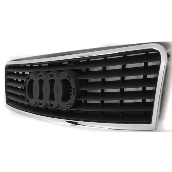 AUDI A6 SEDAN  /WAGON  GRILLE ASSY CHROME/BLACK (6 CYL) OEM#4B0853651F3FZ 2002-2004 PL#AU1200118