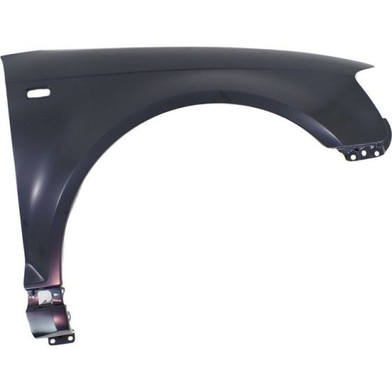 AUDI A3 FENDER RIGHT (Passenger Side) (W/SIDE MARKER HOLE) OEM#8P0821106F 2006-2008 PL#AU1241120