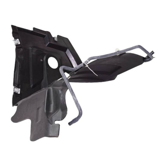 AUDI A6 SEDAN FRONT FENDER LINER RIGHT (Passenger Side) (FRONT LOWER SECTION)**CAPA** OEM#4G0853888J 2016-2018 PL#AU1251110C