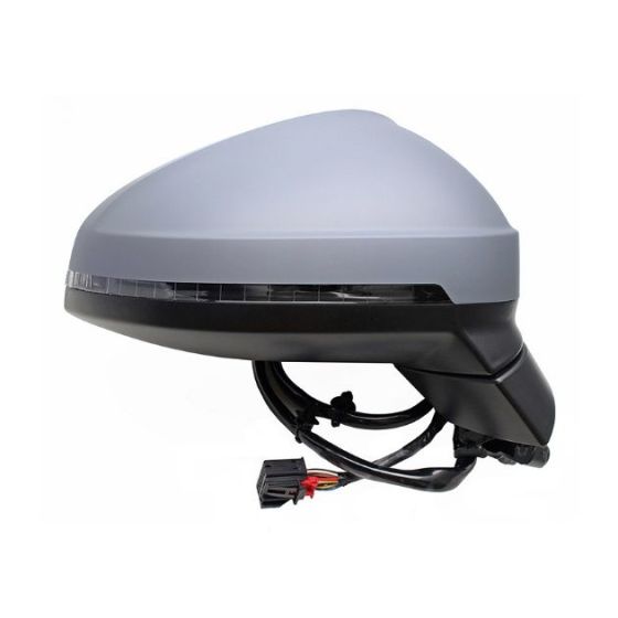 AUDI A4 SEDAN DOOR MIRROR LEFT (Driver Side) PWR/HTD/SIGNAL (W/LANE DEPARTURE)(WO/AUTO DIMMING)(PTM) OEM#8W1857409T9B9-PFM 2017-2019 PL#AU1320136