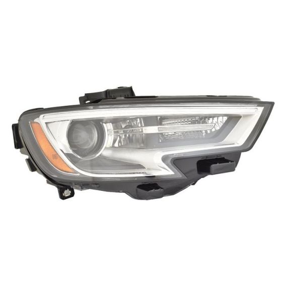 AUDI A3 E-TRON HEAD LAMP UNIT RIGHT (Passenger Side) (HID) **CAPA** OEM#8V0941044K 2017-2018 PL#AU2519112C