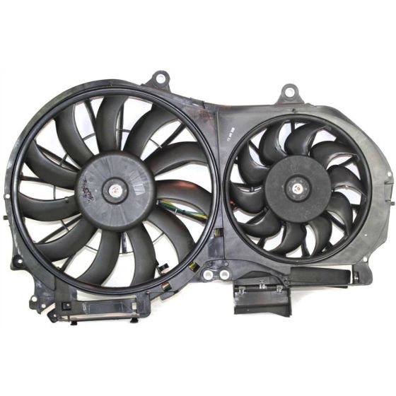 AUDI A4 SEDAN/WAGON (GEN 2)  (1.8L/3.0L) RADIATOR & A/C FAN ASSY (3.0L)(DUAL FAN) OEM#8E0121207J-PFM 2002-2005 PL#AU3115108