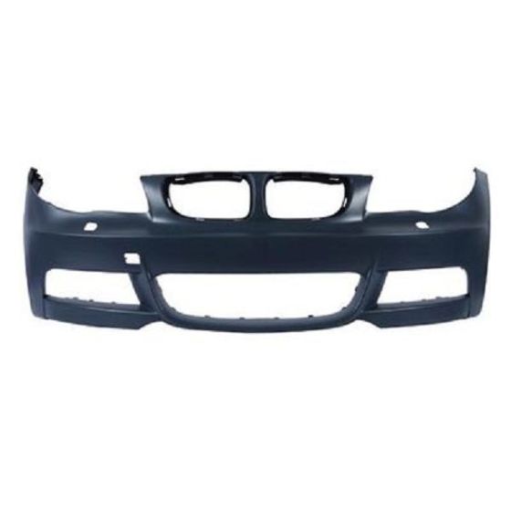 BMW BMW 1 2DOORS/COUPE/CONVERTIBLE  FRONT BUMPER COVER PRIMED (W/ M PKG)(W/ WASHER) OEM#51118057508 2008-2013 PL#BM1000224