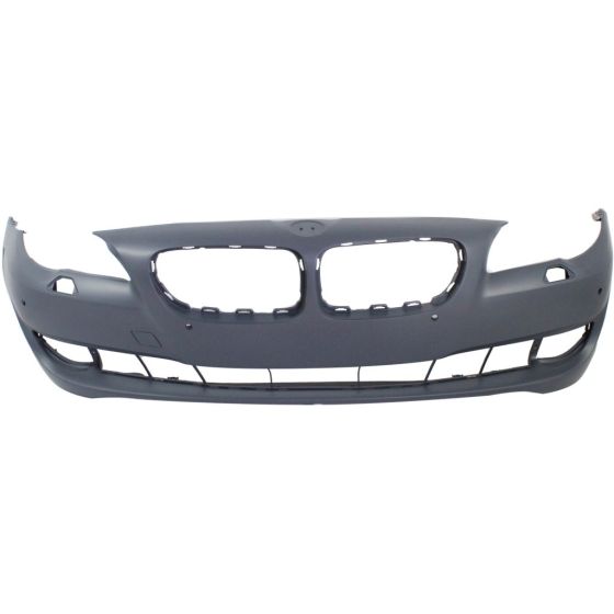 BMW BMW 5 SERIES (SEDAN) FRONT BUMPER COVER PRIMED (W/SENSOR)(WO/SIDE CAMERA)(EXC M PKG) **CAPA** OEM#51117285964 2011-2013 PL#BM1000241C