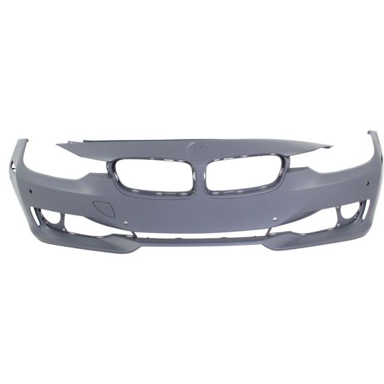 BMW BMW 3 (WAGON) FRONT BUMPER COVER PRIMED (WO/LWR MLDG)WO/WASH W/ PK SNSR WO/PK ASSIT W/ CAMERA(EXC M SPORT) OEM#51117293014 2014-2015 PL#BM1000264