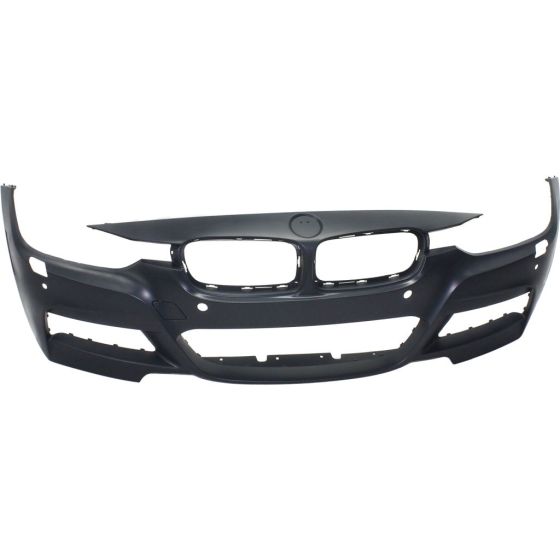 BMW BMW 3 (SEDAN) HYBRID FRONT B COVER PRIMED (W/ MOLDING HOLE)W/ WASH W/ PK SNSR WO/PK ASSIST WO/CAMERA( M SPORT) OEM#51118067956 2013-2015 PL#BM1000289