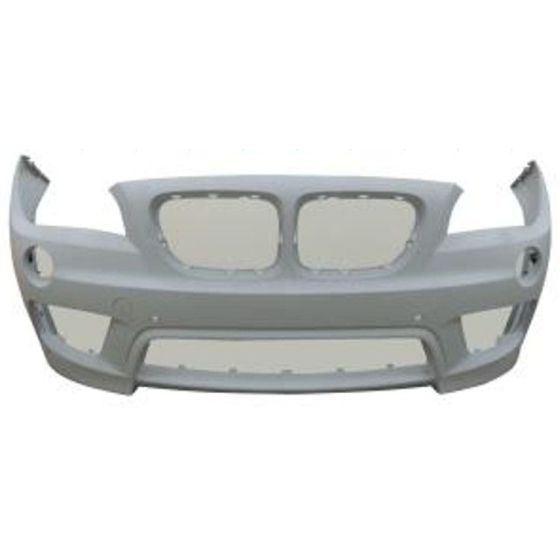 BMW BMW X1 FRONT BUMPER COVER PRIMED (WO/WASHER)(W/ SENSOR)(W/ M SPORT)(1PC) OEM#51118039479 2013-2015 PL#BM1000303