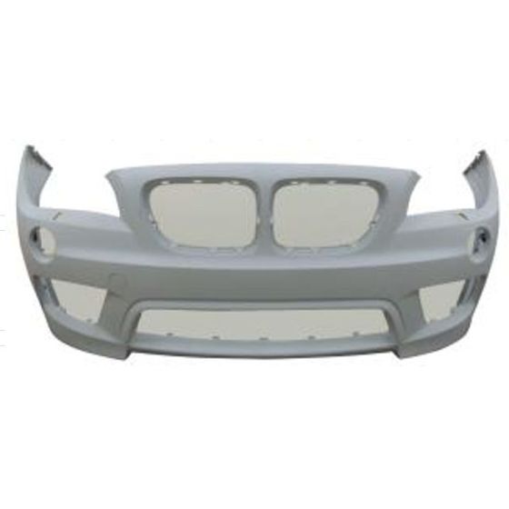 BMW BMW X1 FRONT BUMPER COVER PRIMED (W/ WASHER)(WO/SENSOR)(W/ M SPORT)(1PC) OEM#51118050464 2013-2015 PL#BM1000304