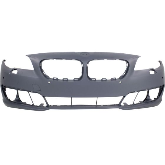 BMW BMW 5 SERIES HYBRID FRONT BUMPER COVER PRIMED (W/SENSOR)(W/SIDE CAMERA)( WO/M PKG) OEM#51117332681 2014-2016 PL#BM1000310