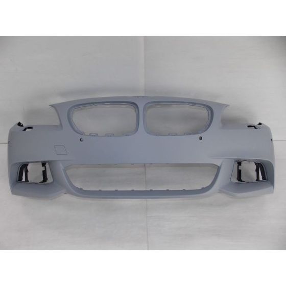 BMW BMW 5 SERIES HYBRID FRONT BUMPER COVER PRIMED (W/SENSOR)(WO/SIDE CAMERA)( M PKG) OEM#51118058996 2014-2016 PL#BM1000312