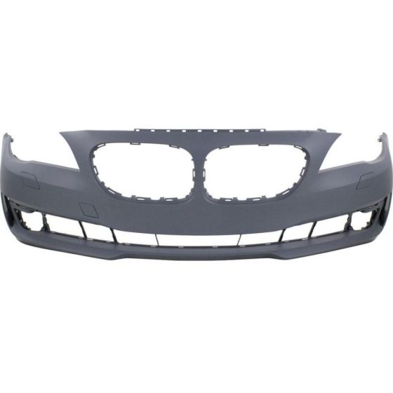 BMW BMW 7 SERIES HYBRID  ( 750 HYBRID) FRONT BUMPER COVER PRIMED (WO/SENSOR)(WO/CAMERA)(WO/M PKG) OEM#51117332259 2013-2015 PL#BM1000314