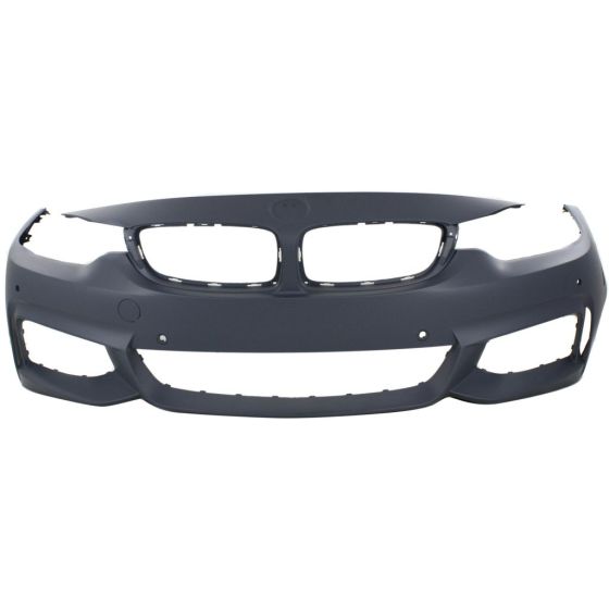 BMW BMW 4 (2DOORS/COUPE)  FRONT BUMPER COVER PRIMED (W/M SPORT) WO/WASHER W/ PK SENSOR W/CAMERA OEM#51118061927 2014-2020 PL#BM1000338